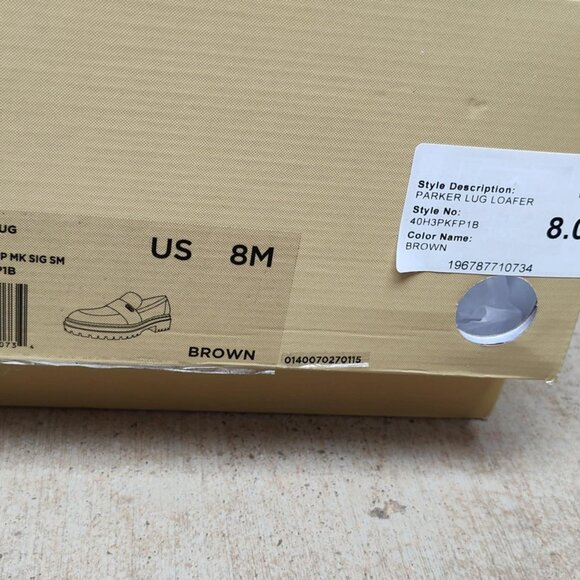 Michael Kors Parker Lug Loafer - Brown, size 8M - Picture 12 of 13